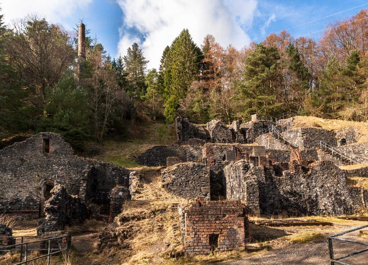The old 'Hafna' Lead Mine in the Gwydyr Forest (March 2019)